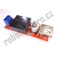 Měnič DC-DC snižující, výstup 5V/3A USB